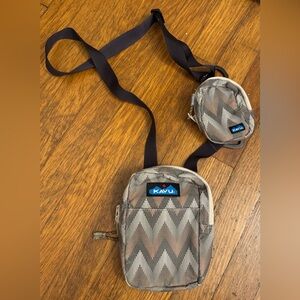 KAVU Yorktown 2 In 1 Crossbody Pack Modular Lightweight Bag ~